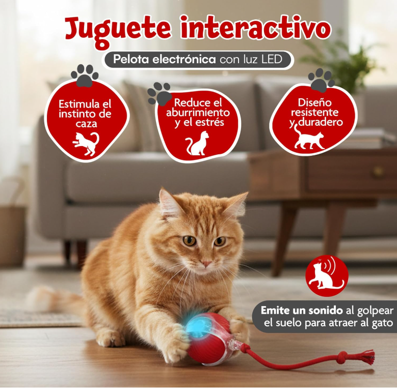 Juguete interactivo para mascotas
