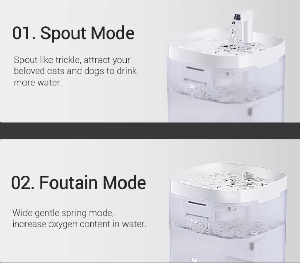 Fuente de agua para gatos