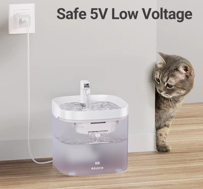 Fuente de agua para gatos